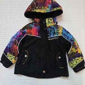 Hawke & Co Vintage Multicolor Ski Jacket.  Performance Outerwear. Youth Size 3